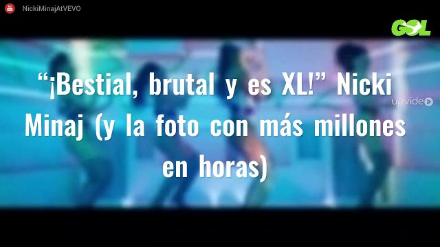 “¡Bestial, brutal y es XL!” Nicki Minaj (y la foto con más millones en horas)