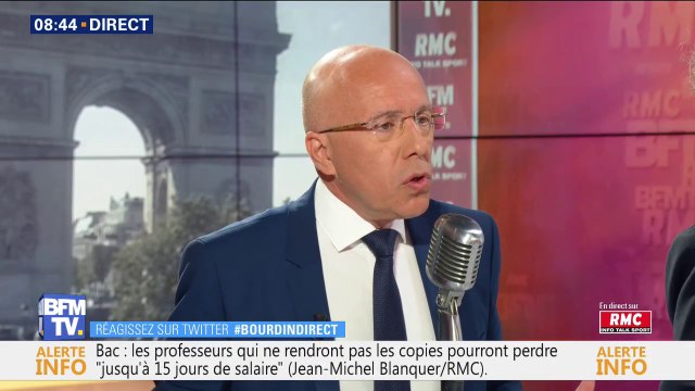 Pour Éric Ciotti, l'intervention des forces de l'ordre sur les militants écologistes était légitime