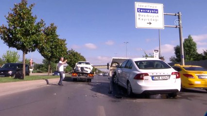 Maltepe’de trafik kazası : 2 yaralı - İSTANBUL