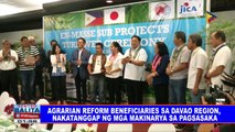 Agrarian reform beneficiaries sa Davao region, nakatanggap ng mga makinarya sa pagsasaka