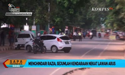 Ada Razia, Sejumlah Kendaraan Nekat Putar Balik dan Lari
