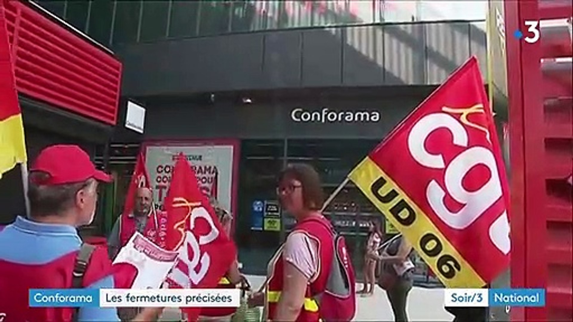 Conforama : les salariés des magasins qui vont fermer désespérés - Vidéo  Dailymotion