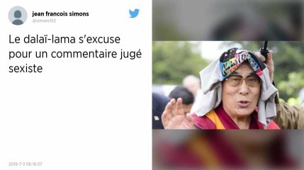 Le dalaï lama présente ses excuses pour un commentaire jugé sexiste
