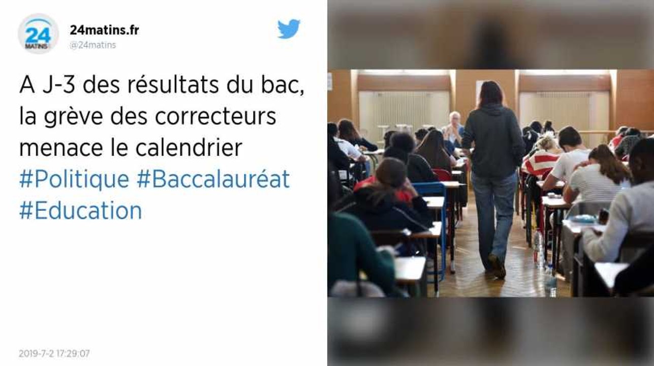 A J-3 des résultats du bac, la grève des correcteurs menace le calendrier
