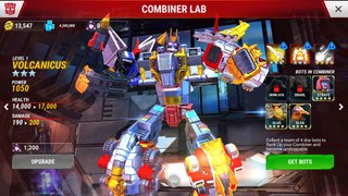 TRANSFORMERS- Earth Wars - Volcanicus, Superion, Optimus Maximus