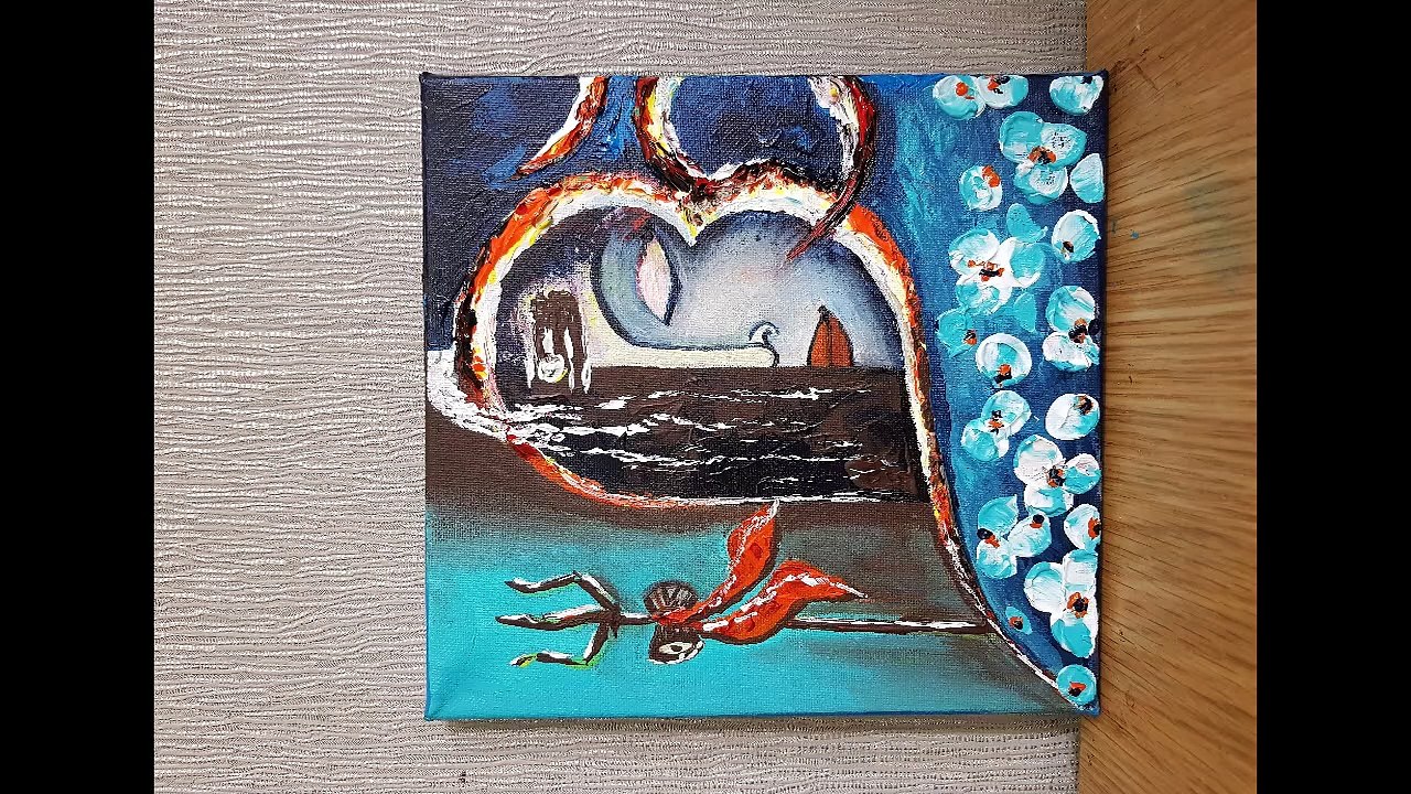 Abstract Art Lord Shiva Painting