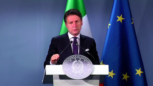 Bruxelles - EUCO, conferenza stampa del Presidente Conte (02.07.19)