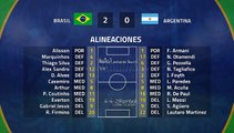 Resumen partido entre Brasil y Argentina Jornada 2 Copa América