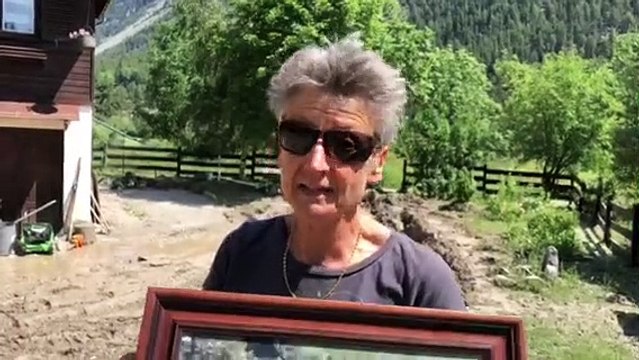 Hautes-Alpes : des habitations envahies par la boue dans la vallée de la Clarée