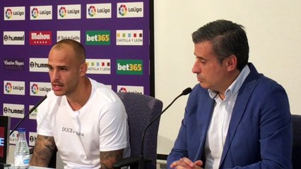 Rueda de Prensa de Presentación de Sandro con el Real Valladolid
