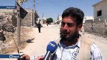 جرحى مدنيون بقصف لطيران ميليشيا أسد على بلدة جبالا - سوريا