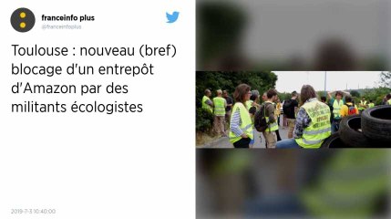 Toulouse. Nouveau blocage d’Amazon par des militants écologistes