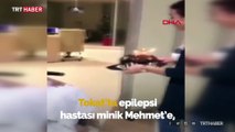 Epilepsi hastası Mehmet’e sağlıkçılardan doğum günü sürprizi