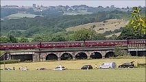 Flying Scotsman steams through Derbyshire