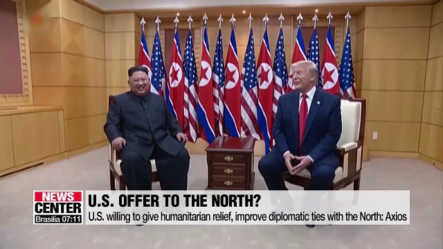 U.S. willing to give humanitarian relief, improve diplomatic ties with the North: Axios