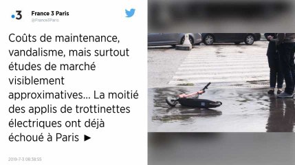 À Paris, la moitié des opérateurs de trottinettes électriques ont cessé leurs activités