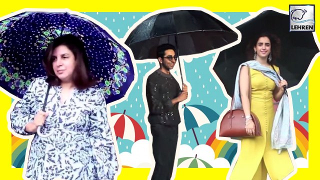 This Is how Bollywood Actors Enjoy Mumbai Rains