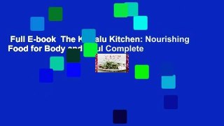 Full E-book  The Kripalu Kitchen: Nourishing Food for Body and Soul Complete