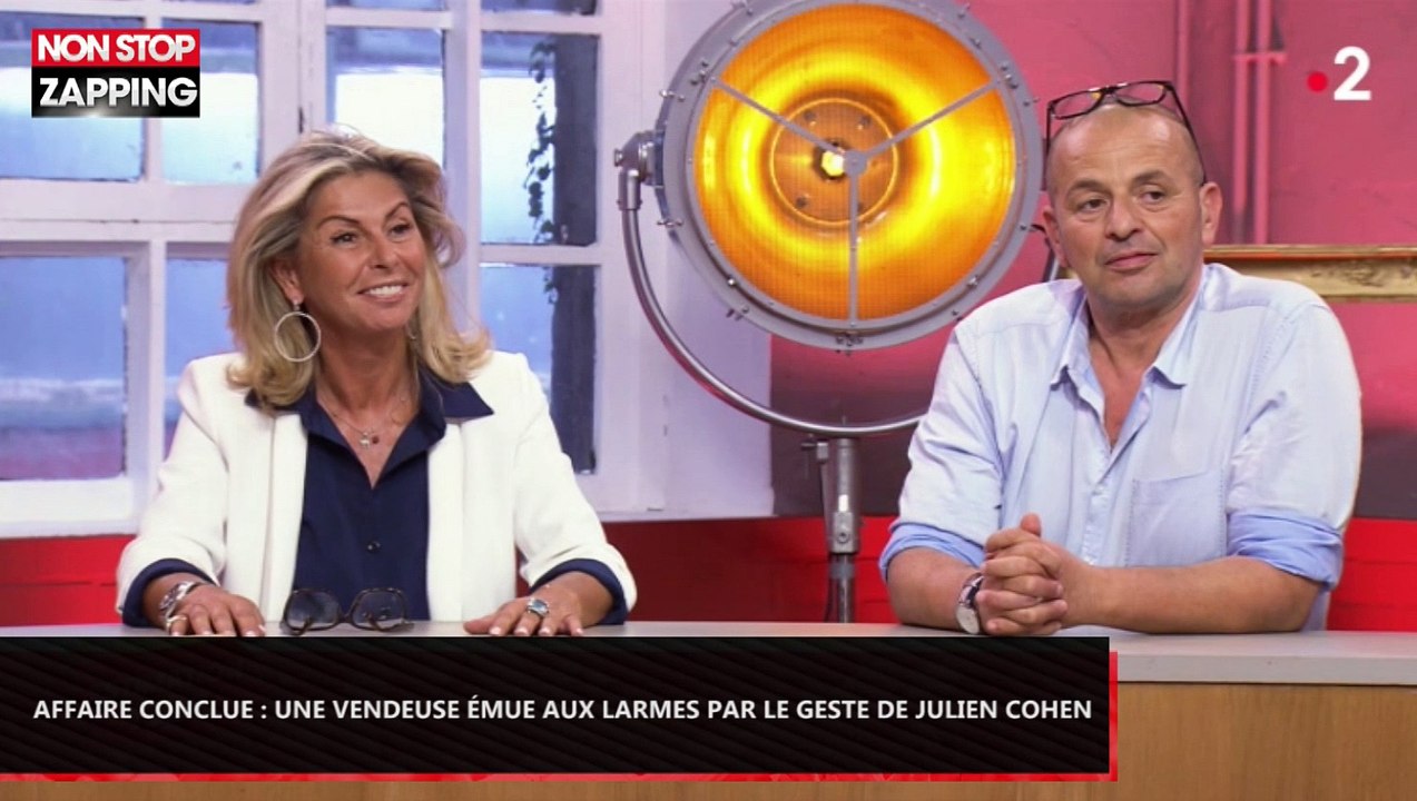 Affaire Conclue : Une vendeuse émue aux larmes par le beau geste de Julien Cohen (Vidéo)