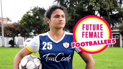 Future footballeuse: Salomé, la colombienne qui veut devenir pro