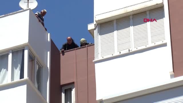 ANTALYA Evde çıkan yangın, büyümeden söndürüldü