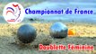 Championnat de France Doublette Féminine à Rumilly (74)
