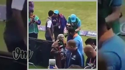 Virat Kohli and rohit sharma Seeks Blessings From 87 year Old Fan | Best MOMENT of the match