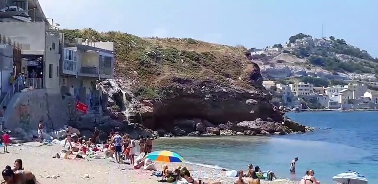 Marseille : panique sur une plage dans le quartier de Montredon (8ème) à la suite d’une rupture de canalisation