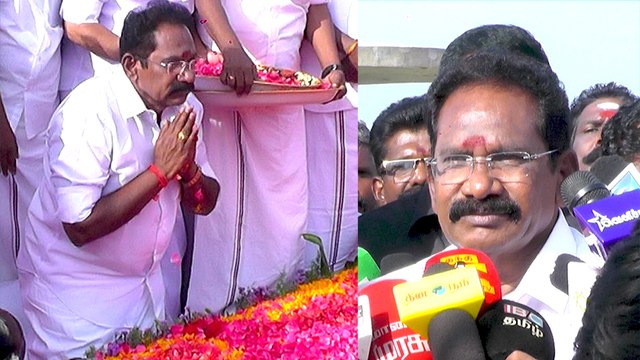 Sellur Raju press meet | ஜெயலலிதா சமாதியில் செல்லூர் ராஜூ கண்ணீர்!