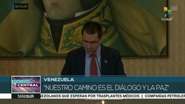 Venezuela: canciller Arreaza ofrece balance de gira por Europa