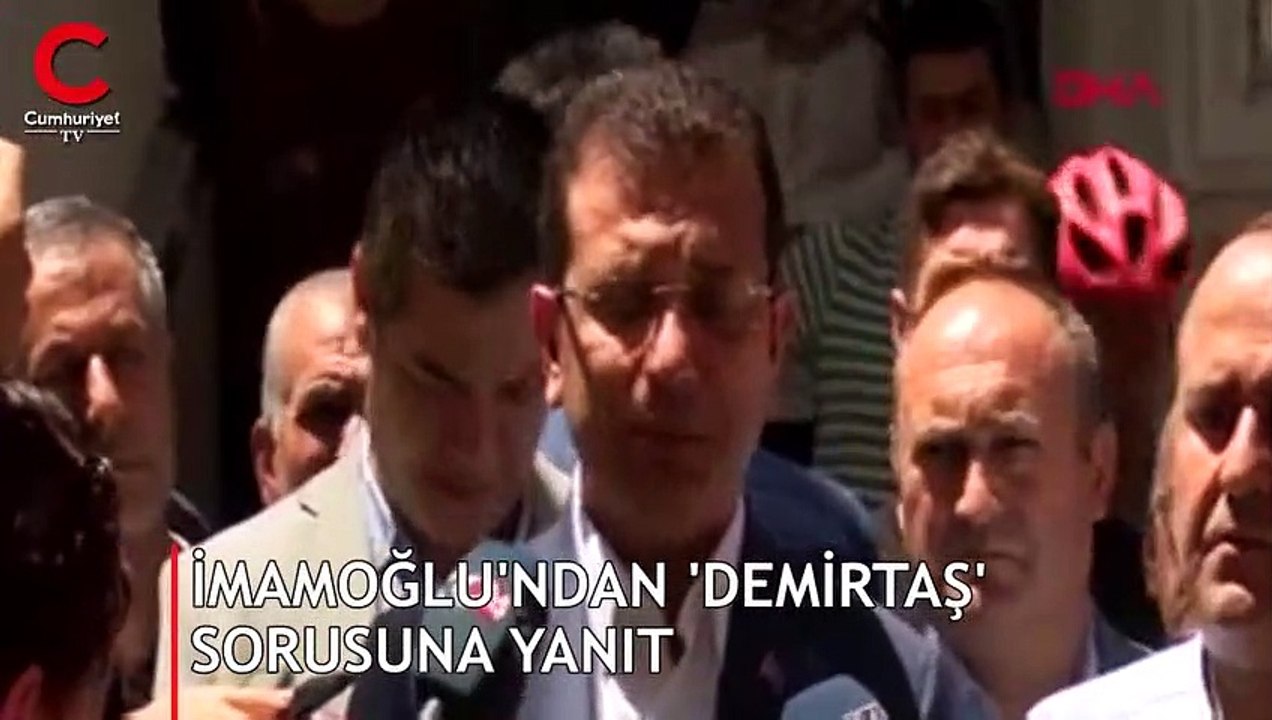İmamoğlu 'Demirtaş' sorusuna böyle yanıt verdi