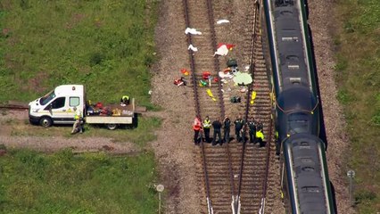 Two railway workers killed after being hit by train