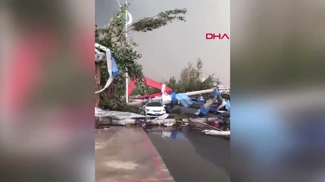 DHA DIŞ- Çin'de hortum: 6 ölü, 190 yaralı