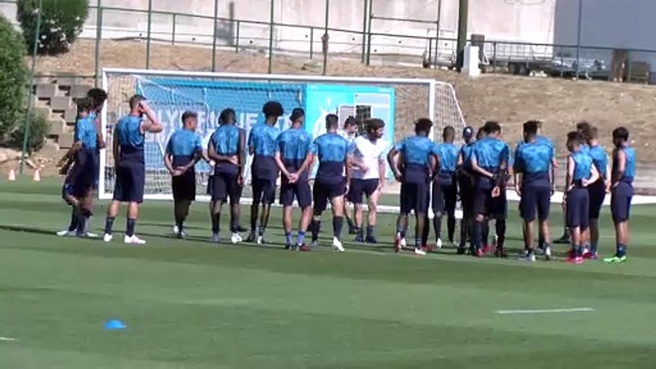 Les Olympiens à l'entrainement ce matin