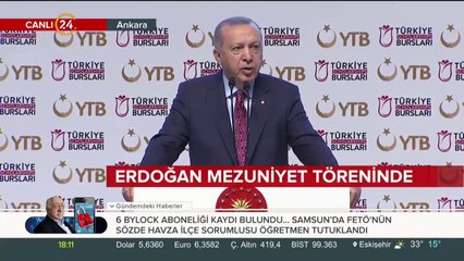Başkan Erdoğan mezuniyet töreninde