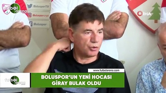 Boluspor'un yeni hocası Giray Bulak oldu