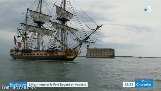 L'Hermione et Fort Boyard : les deux emblèmes de la Charente-Maritime réunis (12/13 - France 3 Poitou-Charentes - 3 juillet 2019)