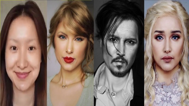 GIRL TURNS INTO FAMOUS PEOPLE AMAZING CELEBRITY MAKEUP TRANSFORMATIONS!