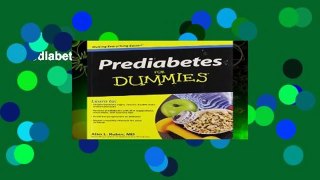 Prediabetes For Dummies  Review