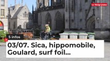 Le Tour de Bretagne en 5 infos - 03/07/19 : Sica, Goulard, poubelles…