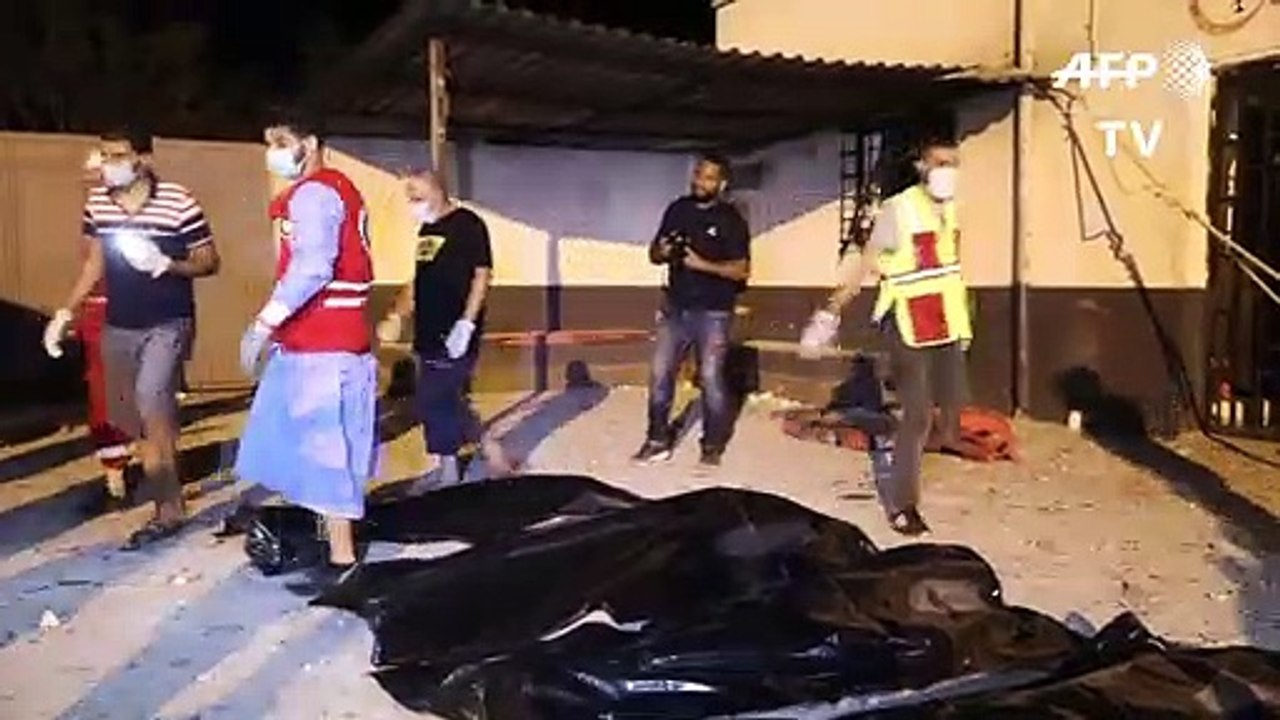 Fast 40 Tote bei Angriff auf Flüchtlingslager nahe Tripolis