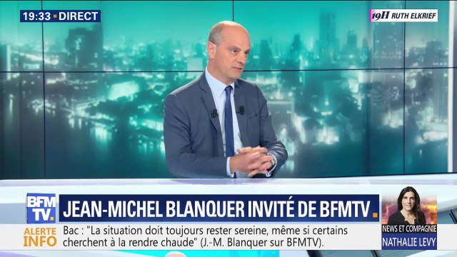 Jean-Michel Blanquer sur la grève des correcteurs: la situation doit rester toujours sereine