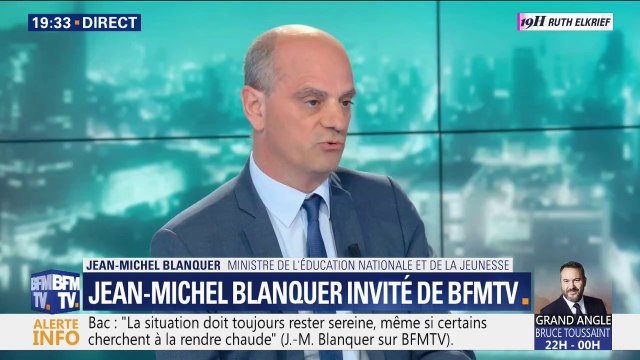 Grève des correcteurs: Jean-Michel Blanquer assure que vendredi, les élèves auront leurs résultats