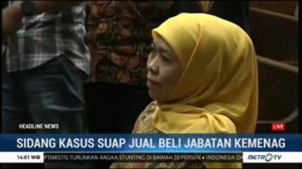 Khofifah Bersaksi untuk Dua Orang Terdakwa
