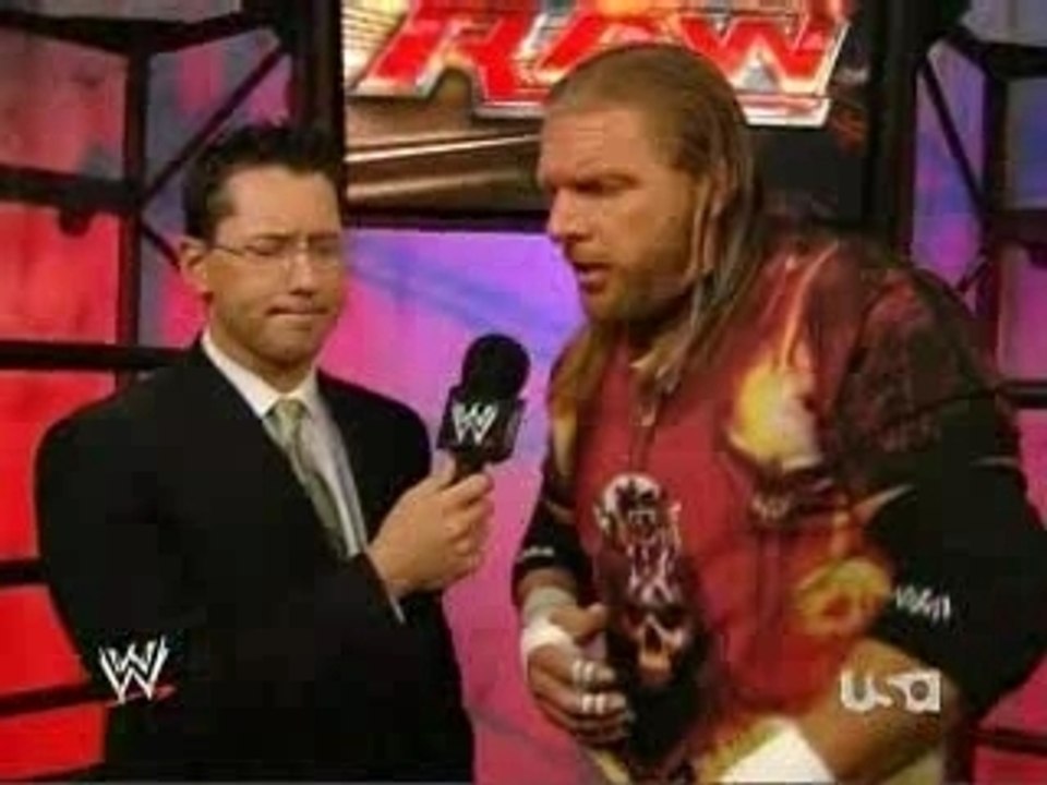 Raw 1 21 08 Triple H Interview
