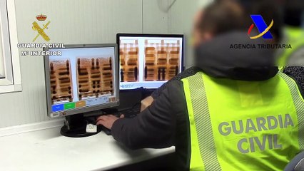 Angulas decomisadas en el aeropuerto de Barajas