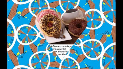 Bom dia, o café da manhã é essas rosquinhas deliciosas! [Mensagem] [Frases e Poemas]