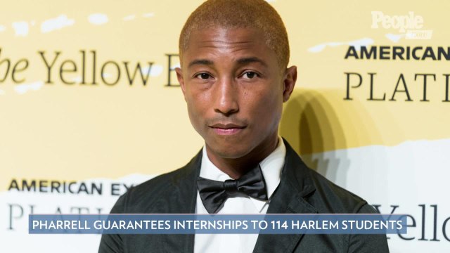 Pharrell Williams Promises Internships to 114 High School Graduates in Harlem