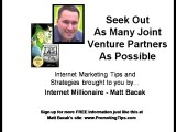 Matt Bacaks Internet Marketing Tips