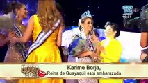 Karime Borja, Reina de Guayaquil, está embarazada